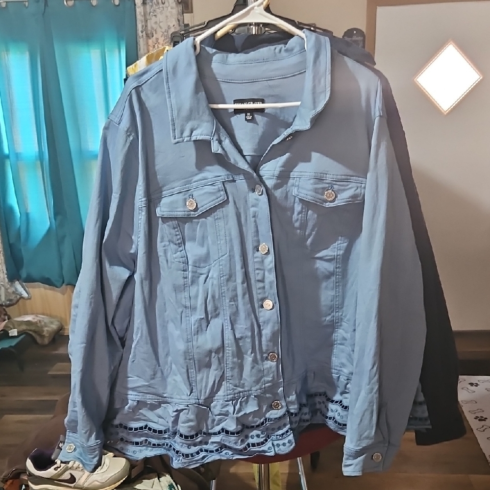 Susan Graver Blue Denim Jacket